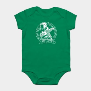 Dabechaun Dabbing Leprechaun St. Patrick's Day T-Shirt White Baby Bodysuit